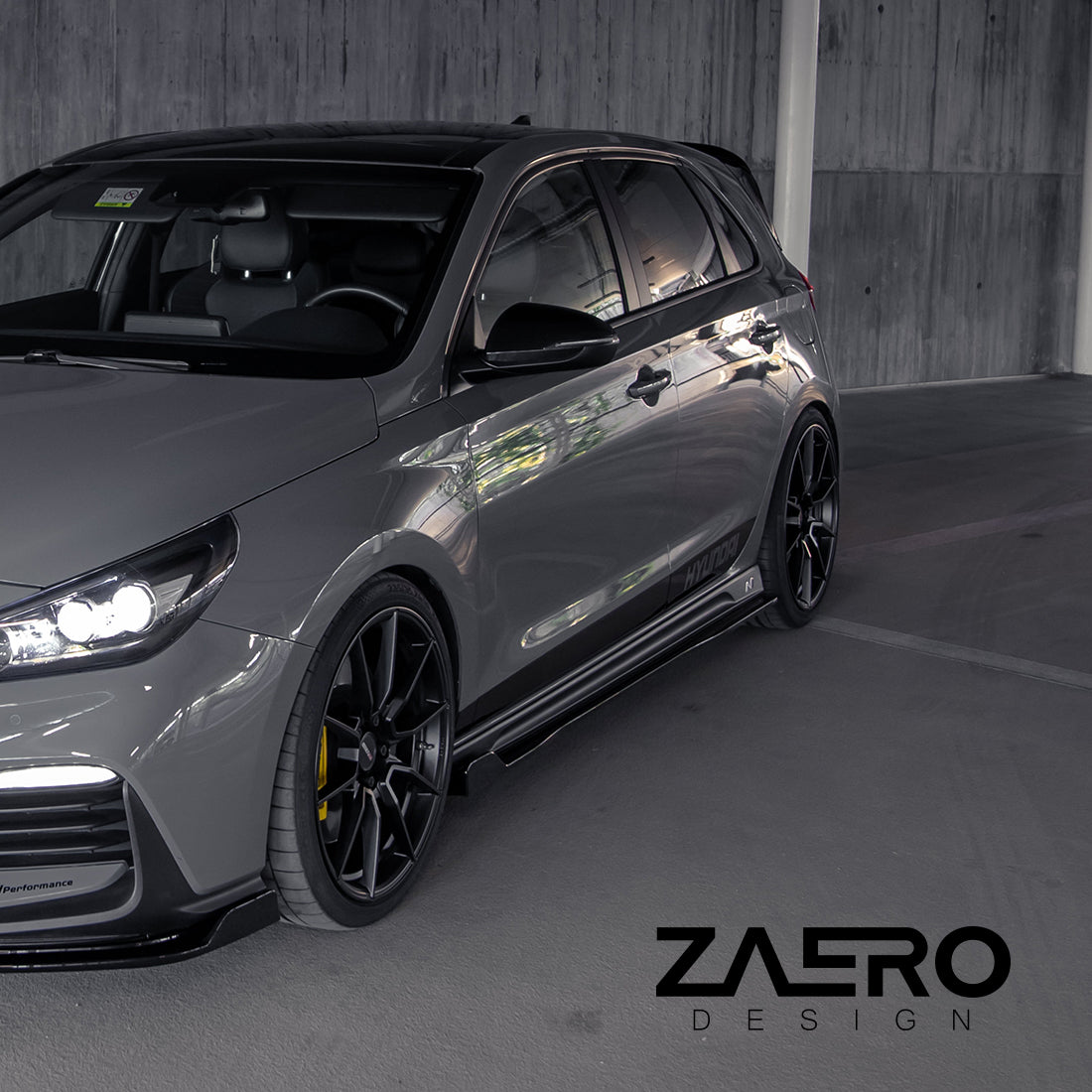 EVO-1 Side Splitter/Skirts for Hyundai i30N Hatch/Fastback 2018+