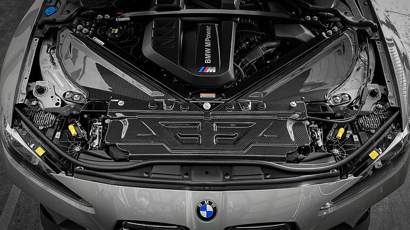 Carbon Fiber Radiator Cooling Slam Panel Cover for BMW M2 G87 / M3 G80 / M4 G82