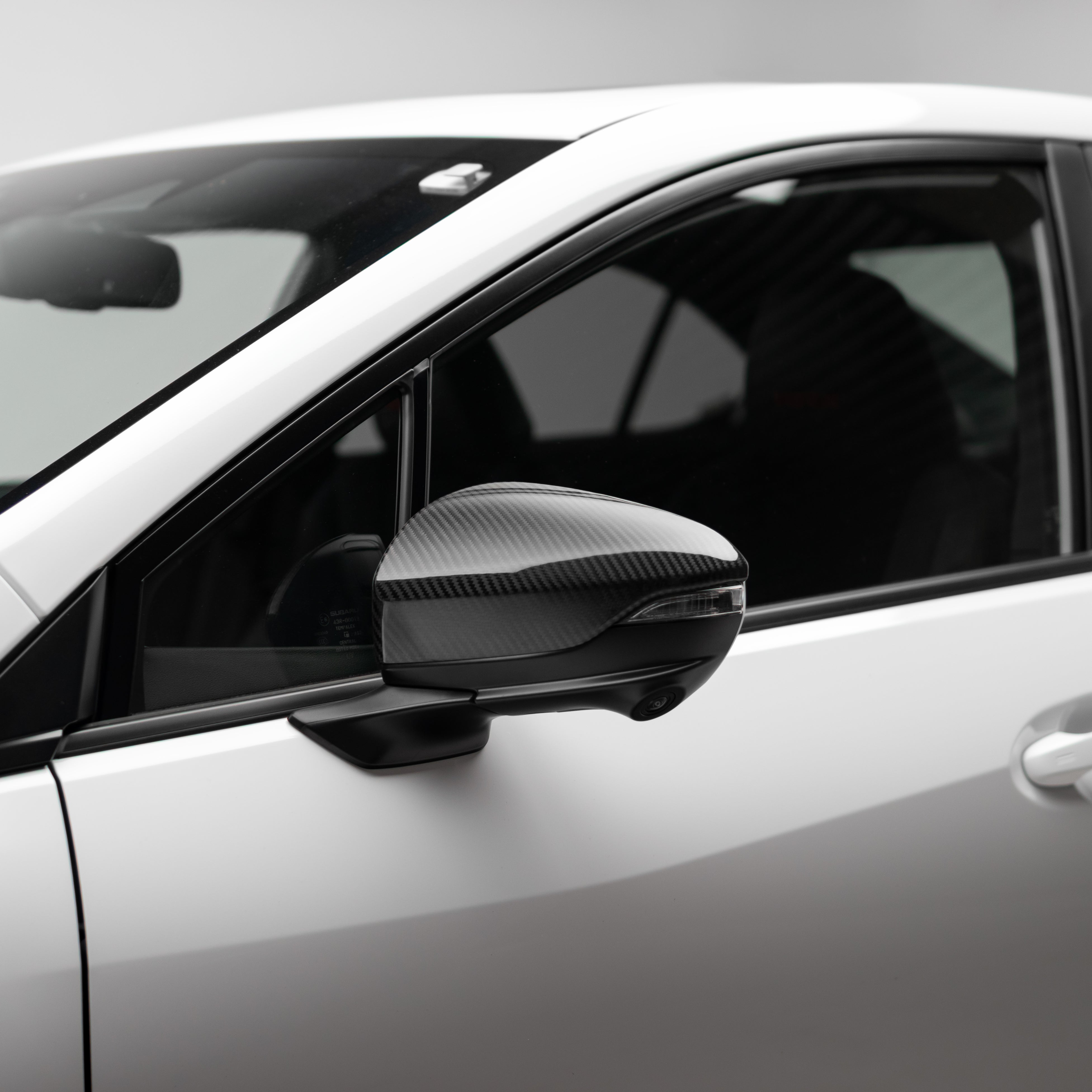Dry Carbon Mirror Caps for Subaru WRX VB Sedan / VN Sportswagon 2022+