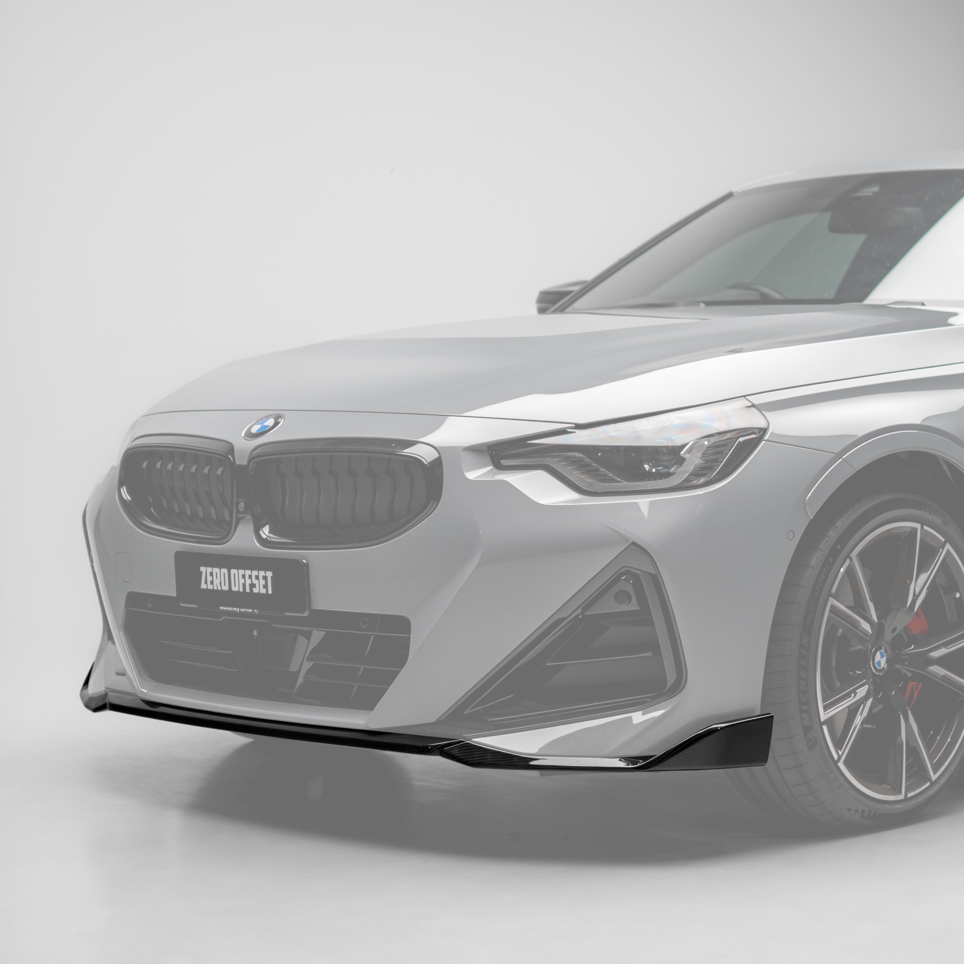 M Performance Style Pre Pregged Dry Carbon Fiber Front Lip for BMW 2 Series Coupe G42 2021+
