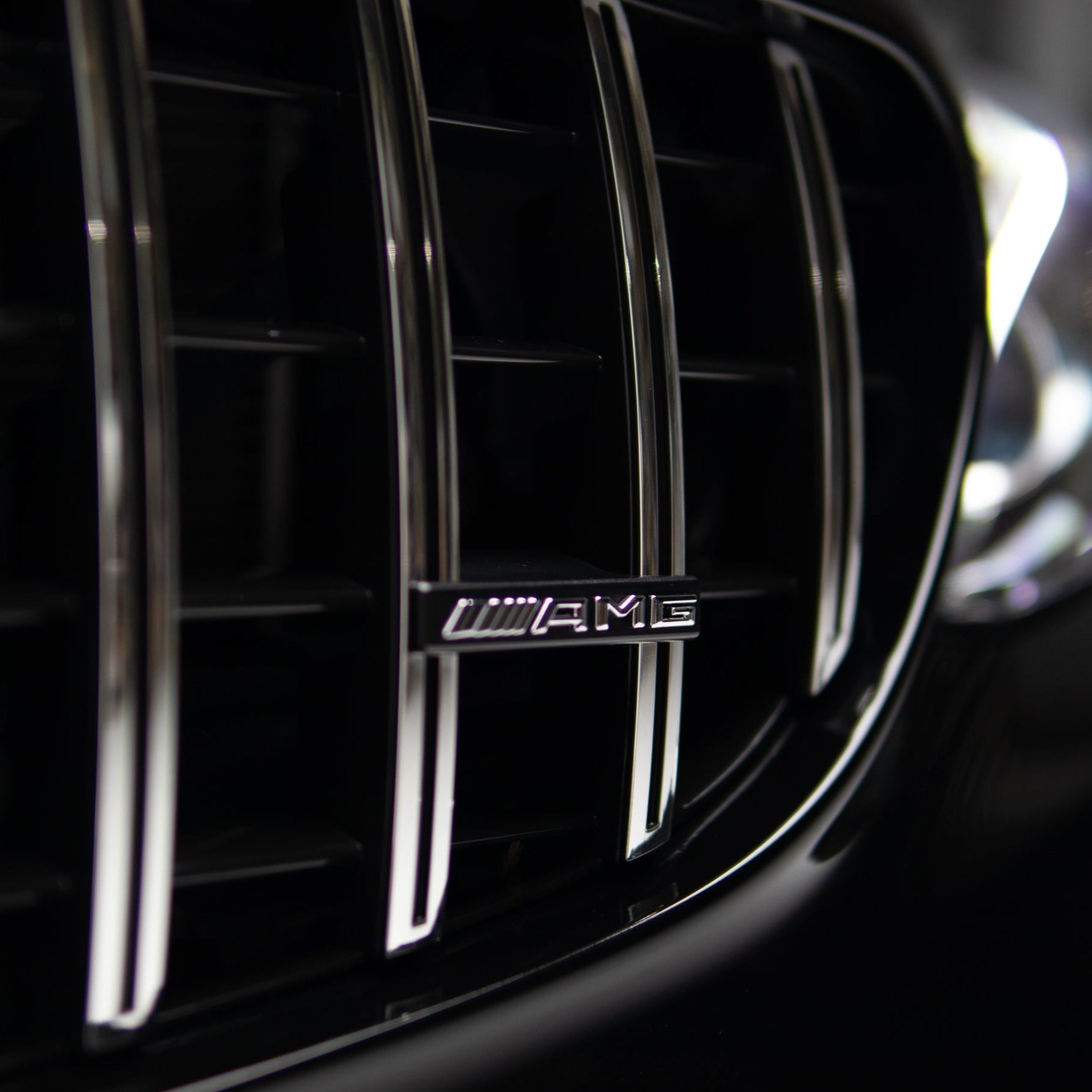 AMG Panamericana Style Grille for Mercedes-Benz C Class (AMG Line) C205/W205 2015-2018 - Silver
