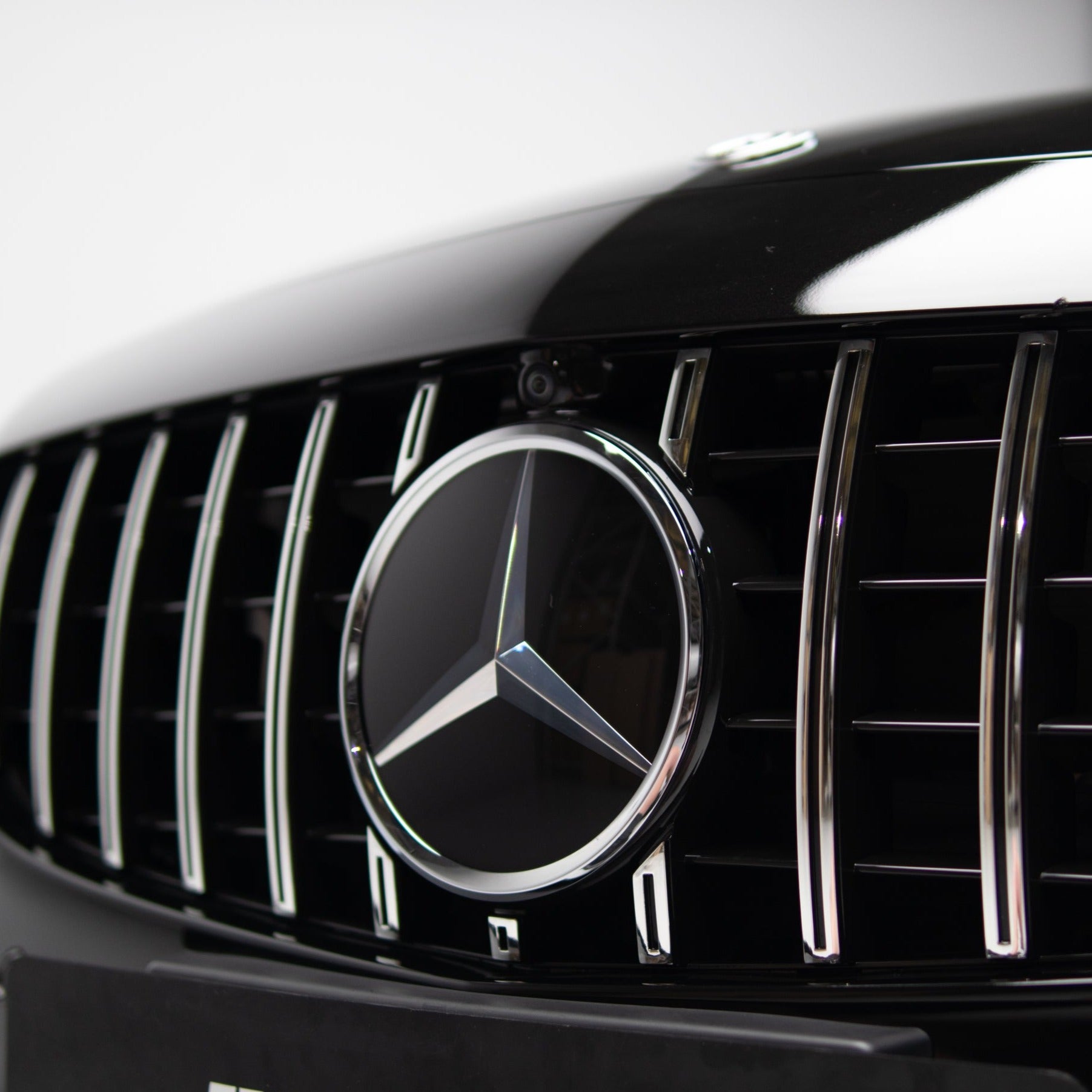 AMG Panamericana Style Grille for Mercedes-Benz C Class (AMG Line) C205/W205 2015-2018 - Silver