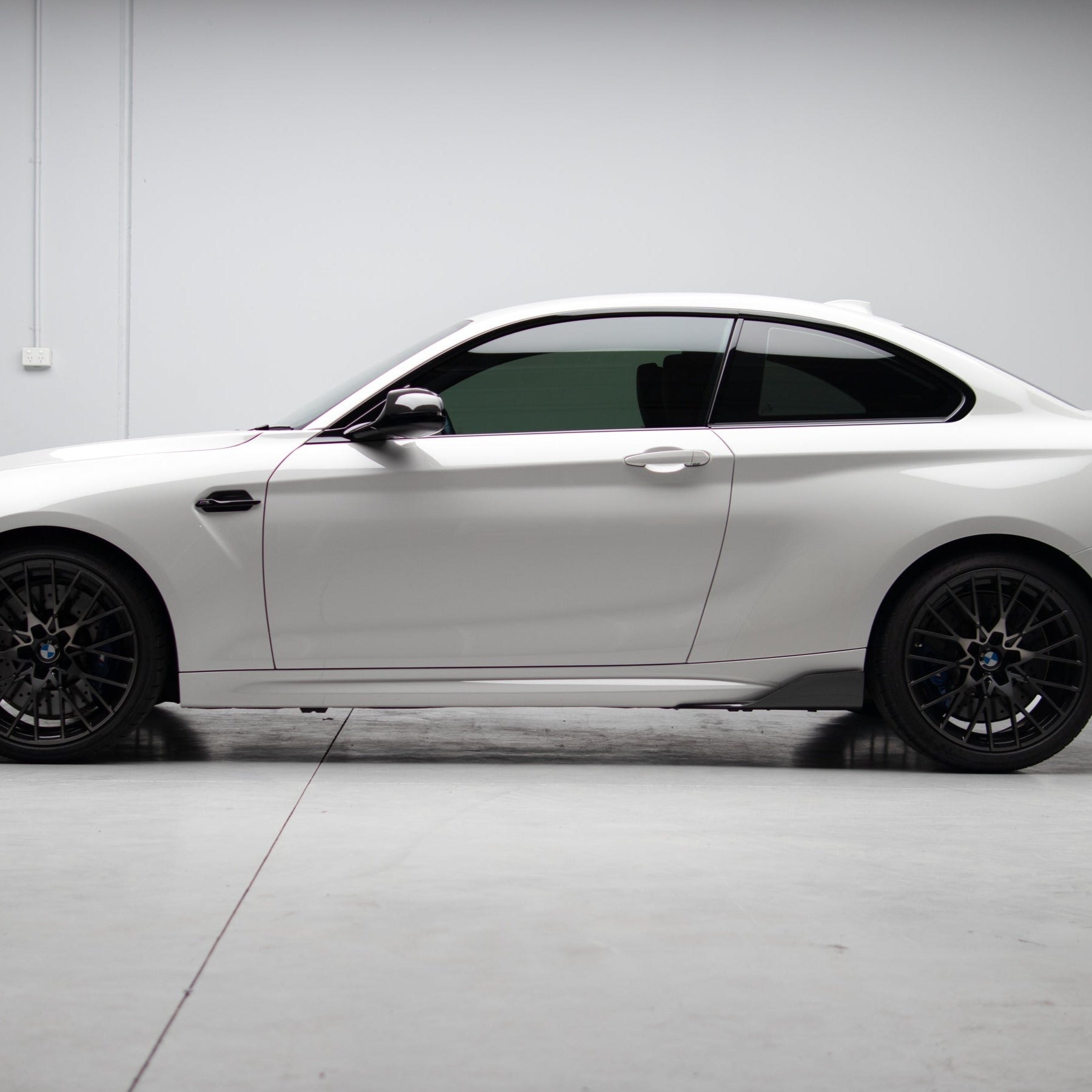 M Performance Style Side Skirt / Winglet Pre-Pregged Dry Carbon Fiber for BMW M2 F87 16-21