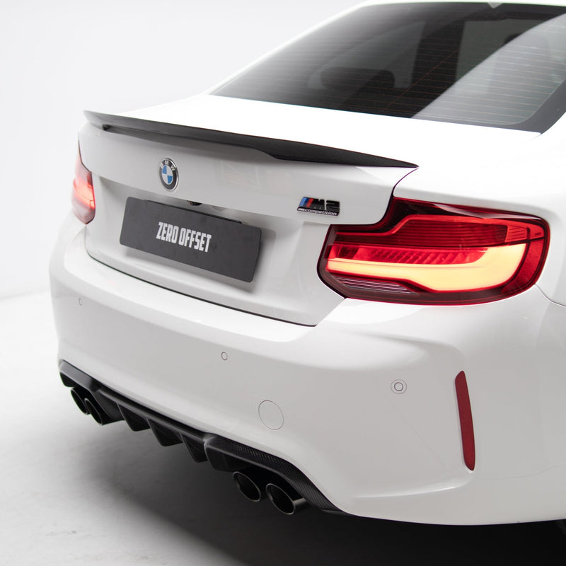 M Performance Style Trunk Lid Spoiler (Carbon Fibre) for BMW M2 (F87) / 2 Series (F22) - 2014-21