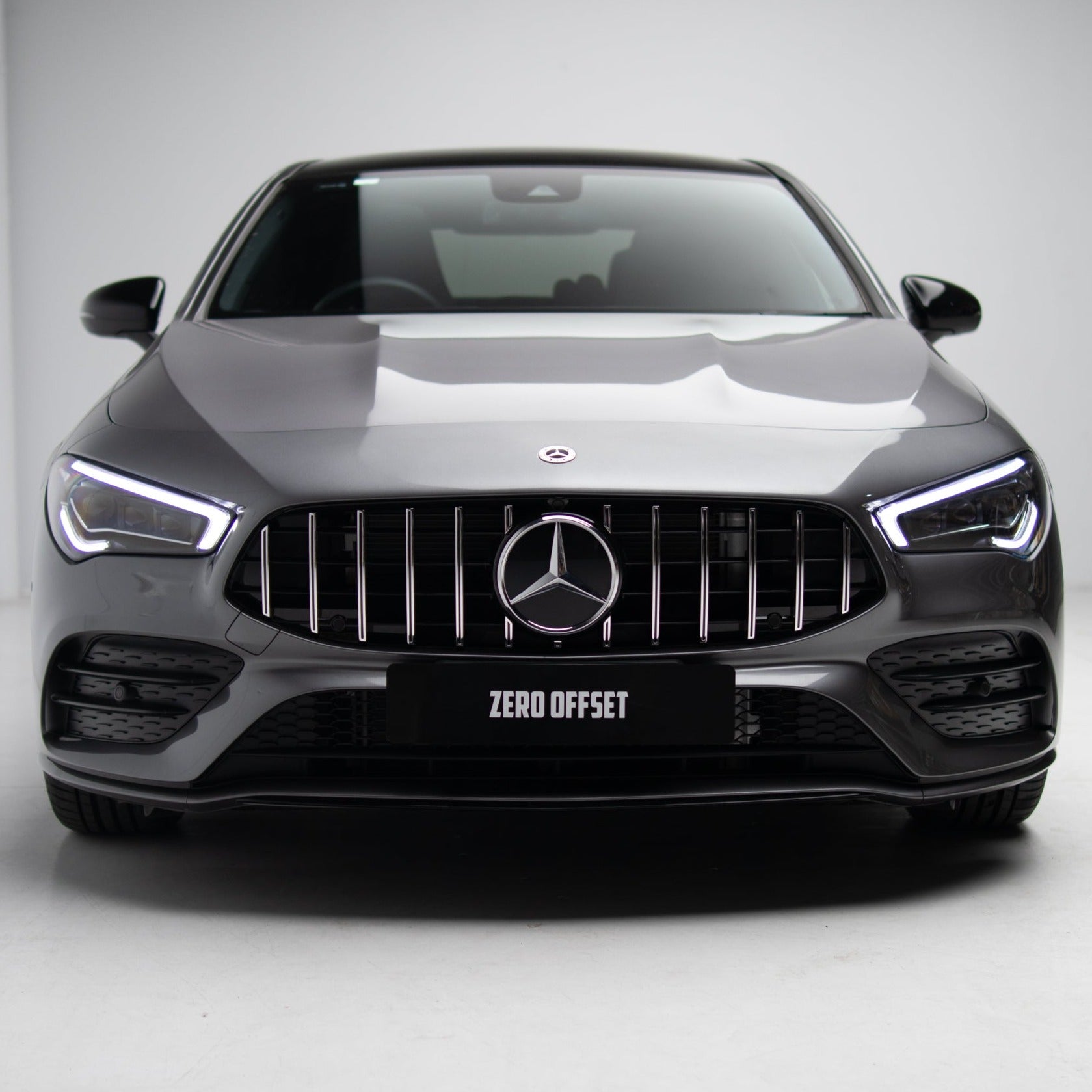 AMG Panamericana Style Grille for Mercedes-Benz CLA C118 - Silver 2019-2023