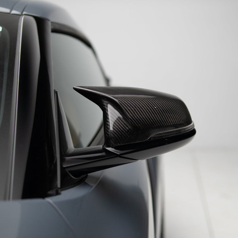 M Performance Style Carbon Fiber Mirror Caps for BMW 1/2 Series X1/X2/Z4 F39 F40 F44 F48 G29 & Toyota Supra A90