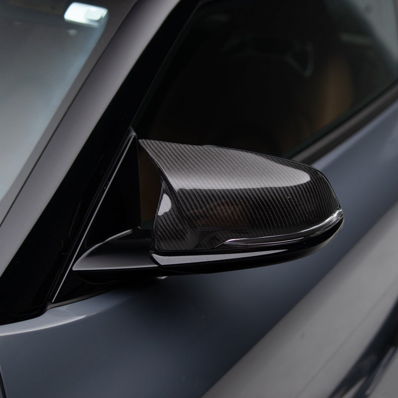 M Performance Style Carbon Fiber Mirror Caps for BMW 1/2 Series X1/X2/Z4 F39 F40 F44 F48 G29 & Toyota Supra A90