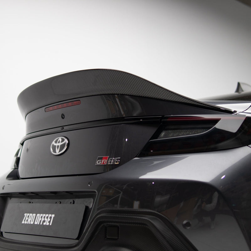 TRD 'High Kick' Style Spoiler for Subaru BRZ (ZD8) / Toyota GR86 (ZN8) 22+ Carbon Fibre