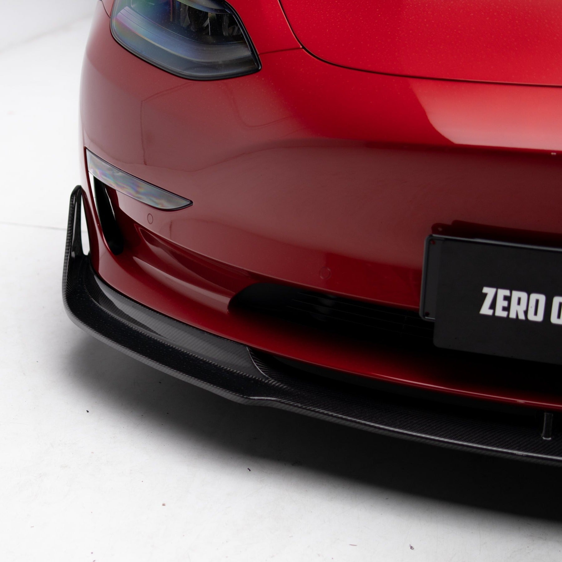Vorsteiner Style Front Lip (Carbon Fibre) for Tesla Model 3 19-23