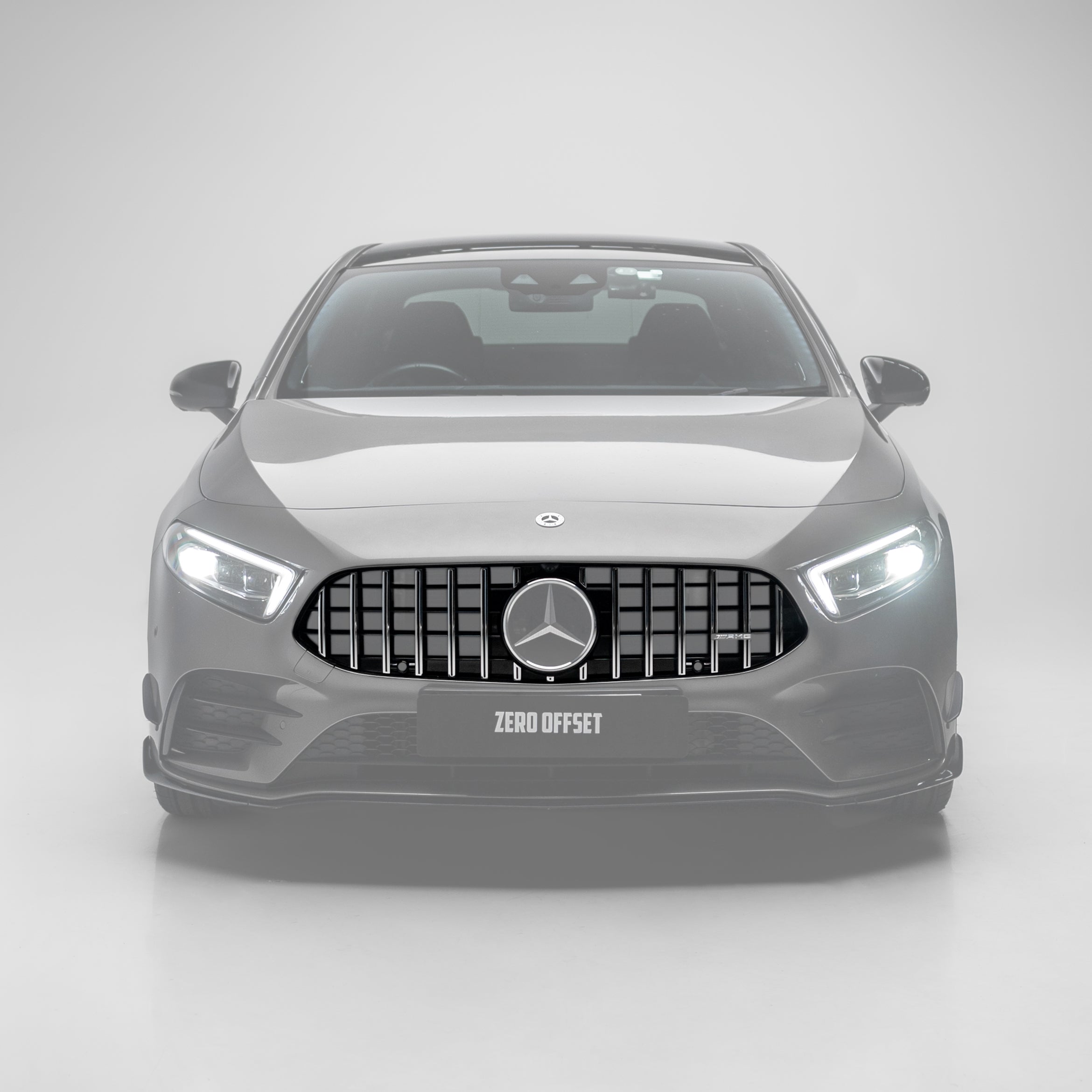AMG Panamericana Style Grille for Mercedes-Benz A Class W177 Hatch / V177 Sedan 2019-2023 - Silver