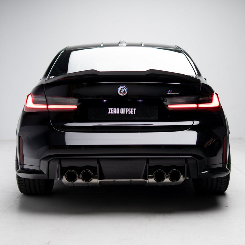 PSM Style Pre Pregged Dry Carbon Fiber Spoiler For BMW 3 Series G20 / M3 G80 20+