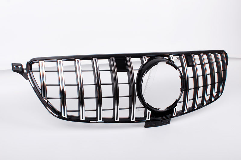 AMG Panamericana Style Grille for Mercedes GLE Class W292 Wagon C292 Coupe 15-19 - Silver