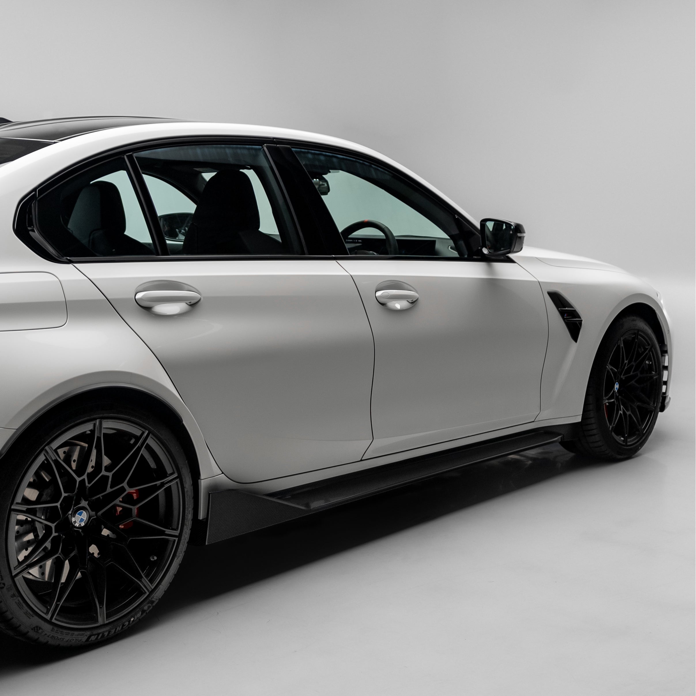 M Performance Style Pre Pregged Dry Carbon Side Skirts for BMW M3 G80 G81 2020+
