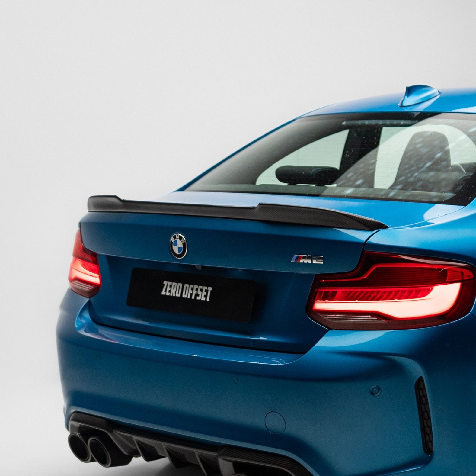 CS Style Pre Pregged Dry Carbon Fiber Trunk Lid Spoiler for BMW 2 Series M2 F22 F87 2014-2021