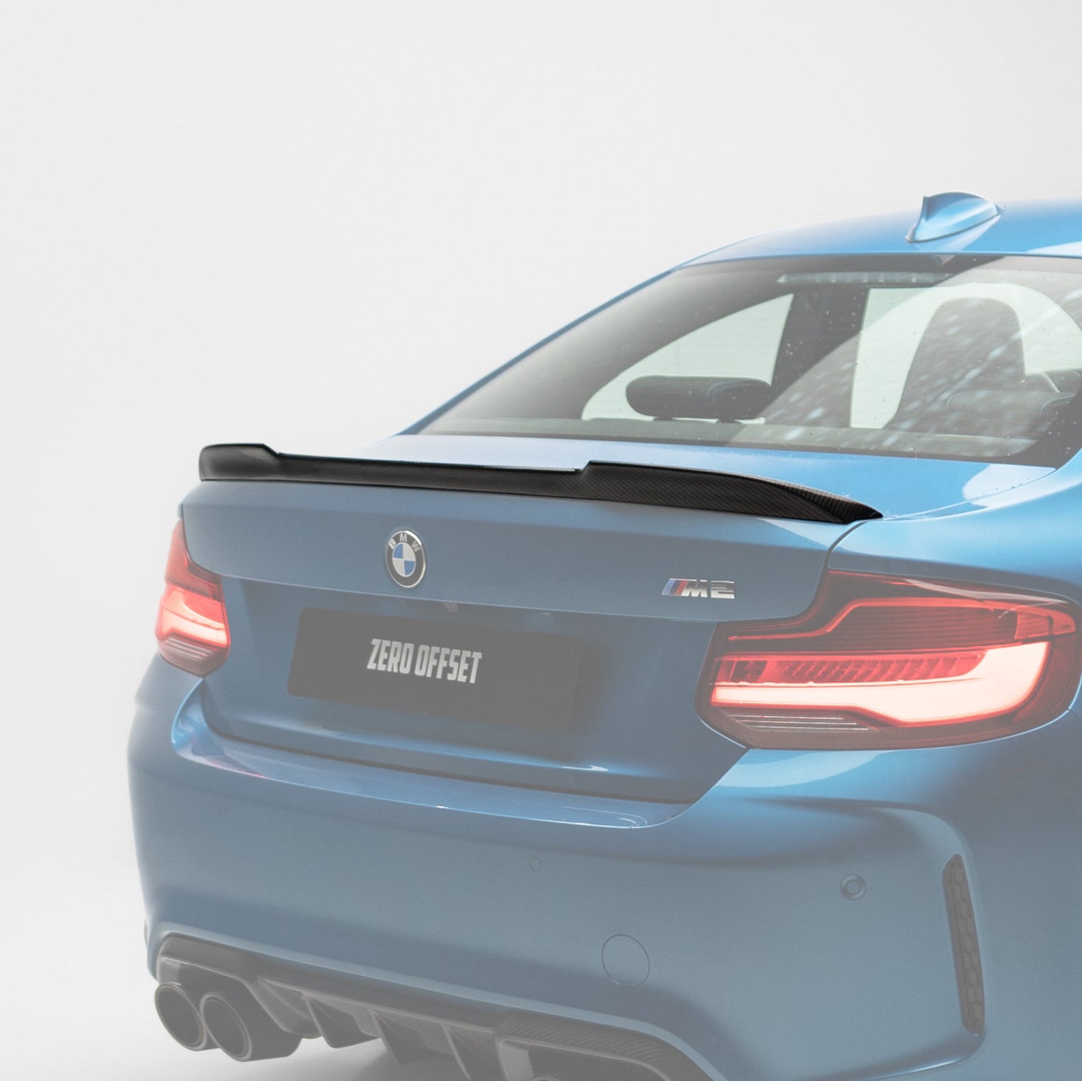 CS Style Pre Pregged Dry Carbon Fiber Trunk Lid Spoiler for BMW 2 Series M2 F22 F87 2014-2021