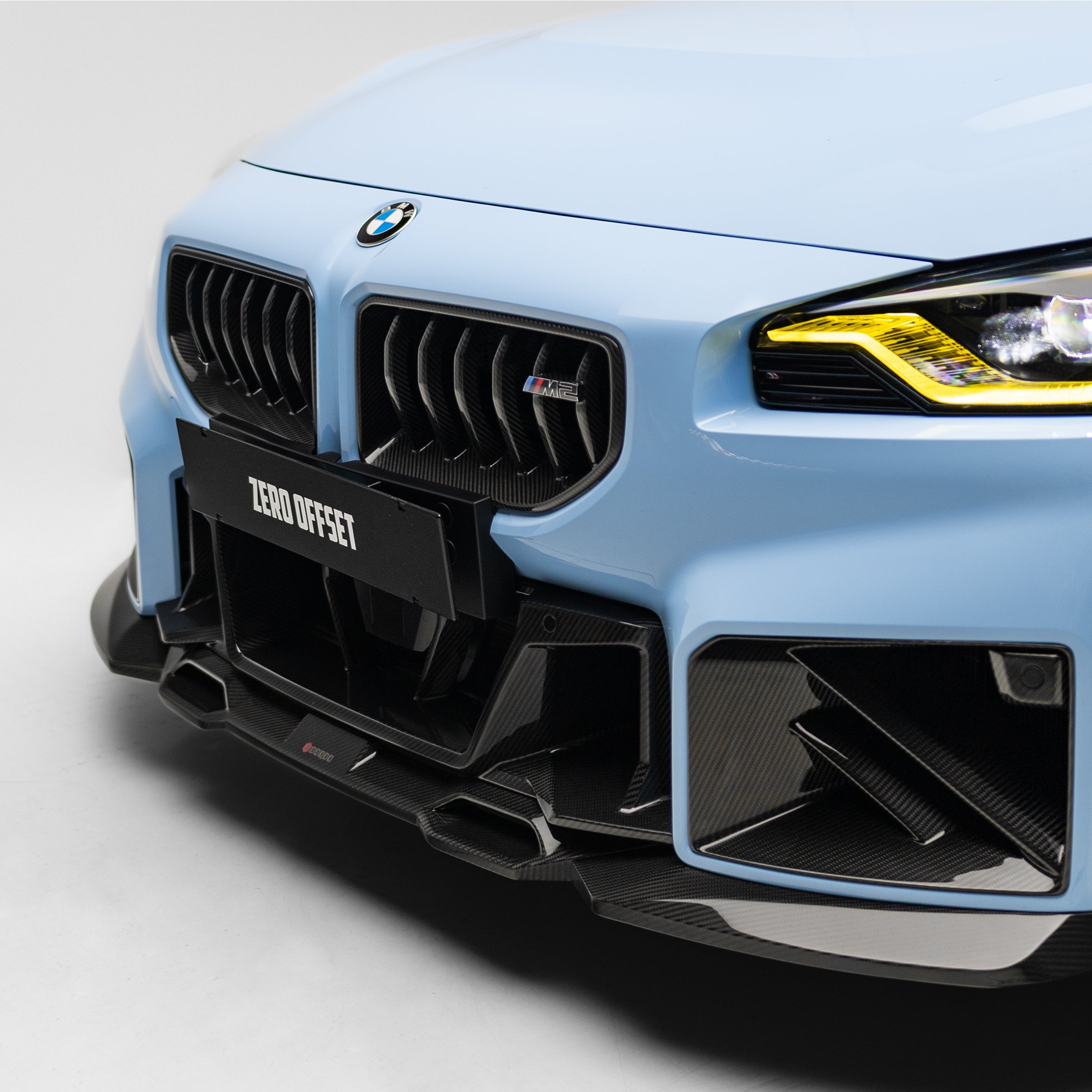 Sooqoo Pre Pregged Dry Carbon Fiber Center Bumper Trim for BMW M2 G87 2023+