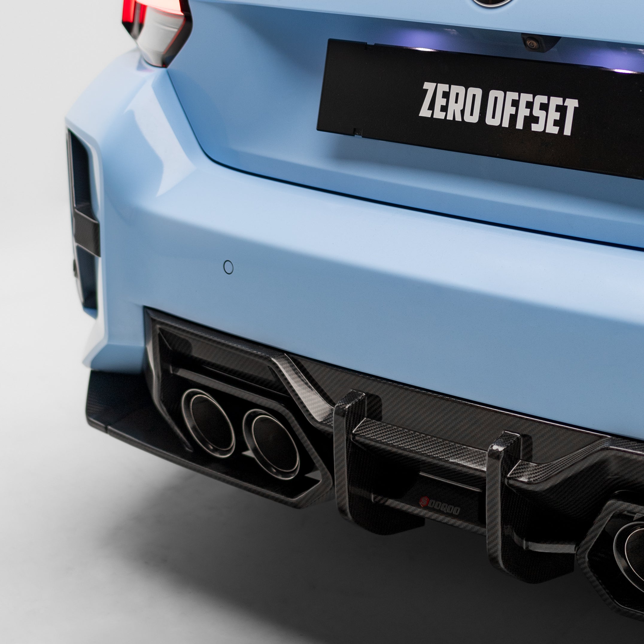 Sooqoo Pre Pregged Dry Carbon Fiber Rear Diffuser for BMW M2 G87 2023+