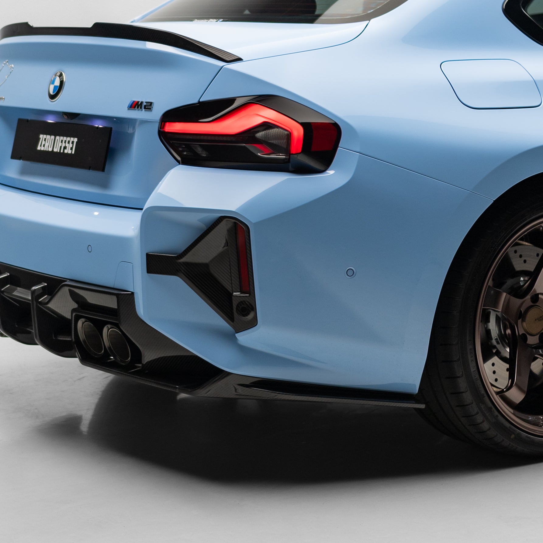 Sooqoo Pre Pregged Dry Carbon Fiber Rear Diffuser for BMW M2 G87 2023+