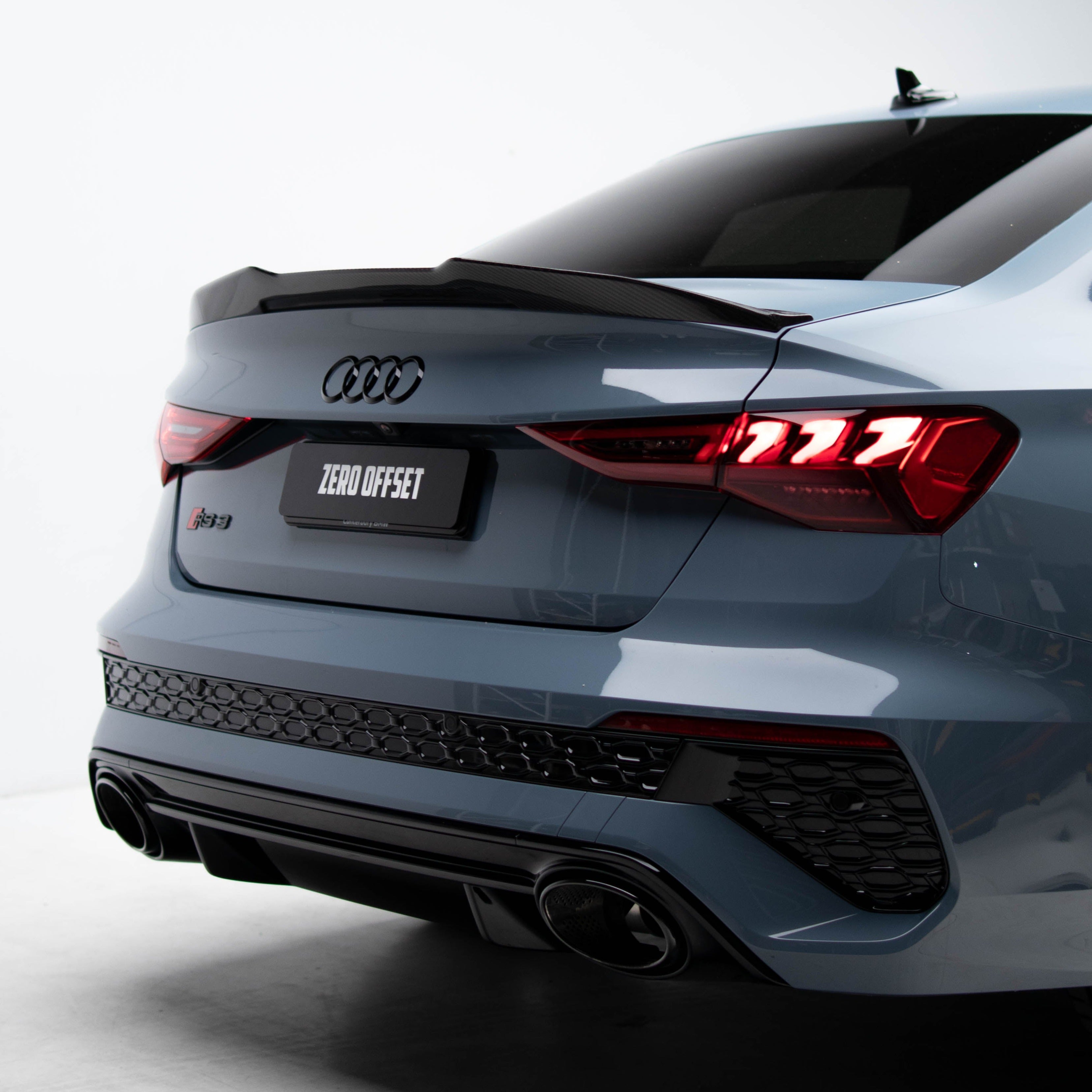 PSM Style Pre Pregged Dry Carbon Fiber Spoiler for Audi A3 / S3 / RS3 8Y Sedan 2021+