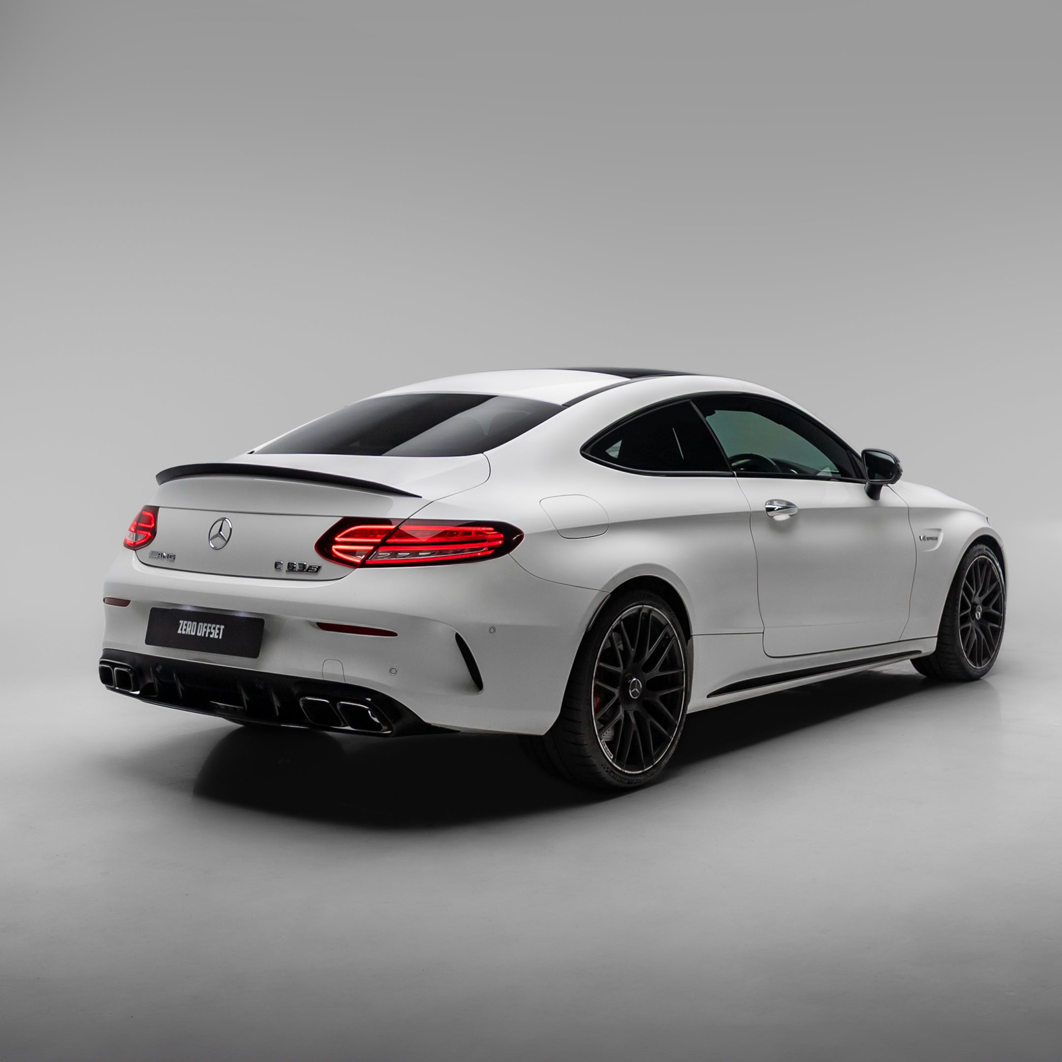 OEM Style Pre Pregged Dry Carbon Fiber Spoiler for Mercedes-Benz C Class C205 Coupe