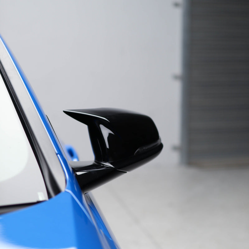 M Performance Style Gloss Black Mirror Caps for BMW 1/2 Series X1/X2/Z4 (F39)(F40)(F44)(F48)(G29) & Toyota Supra A90