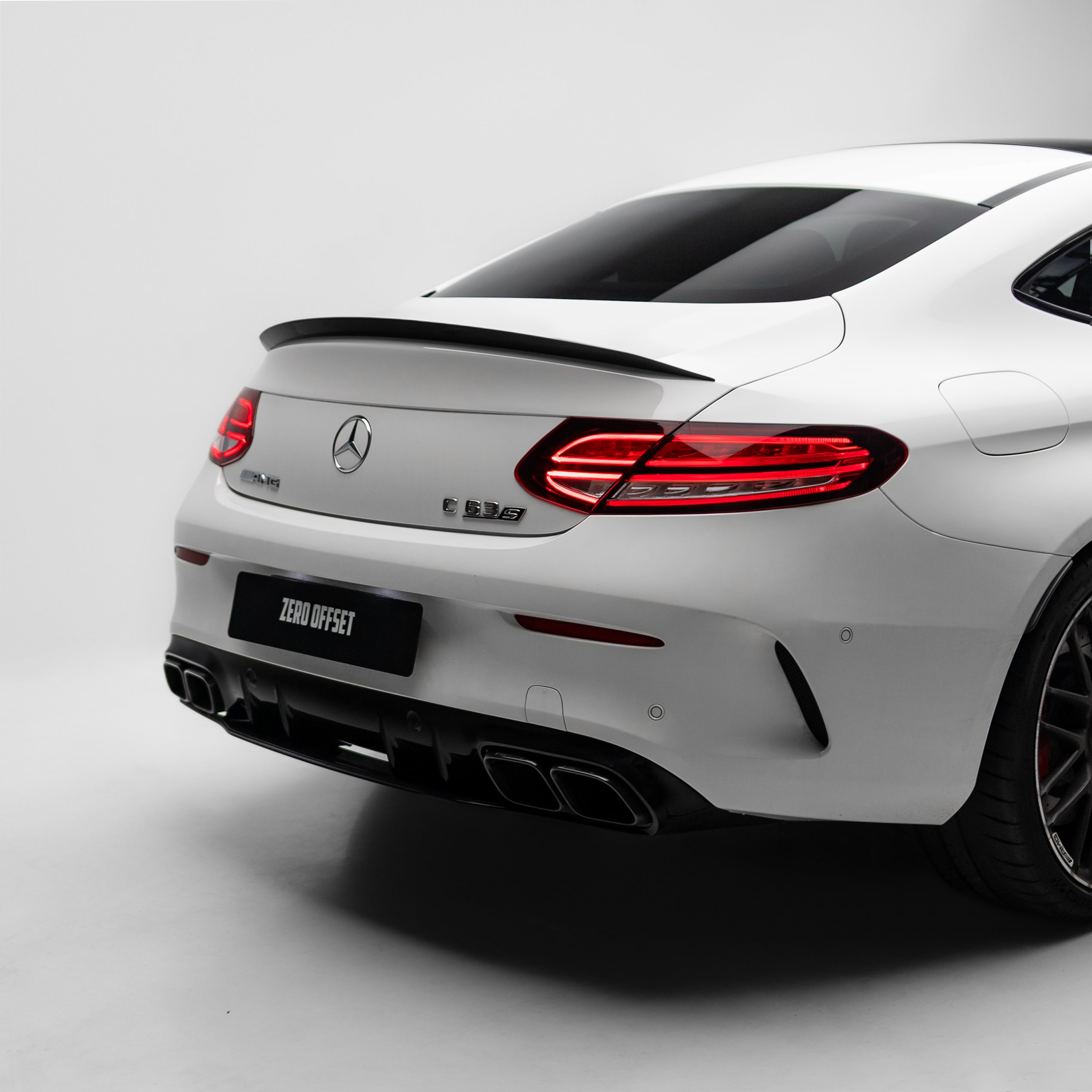 OEM Style Pre Pregged Dry Carbon Fiber Spoiler for Mercedes-Benz C Class C205 Coupe