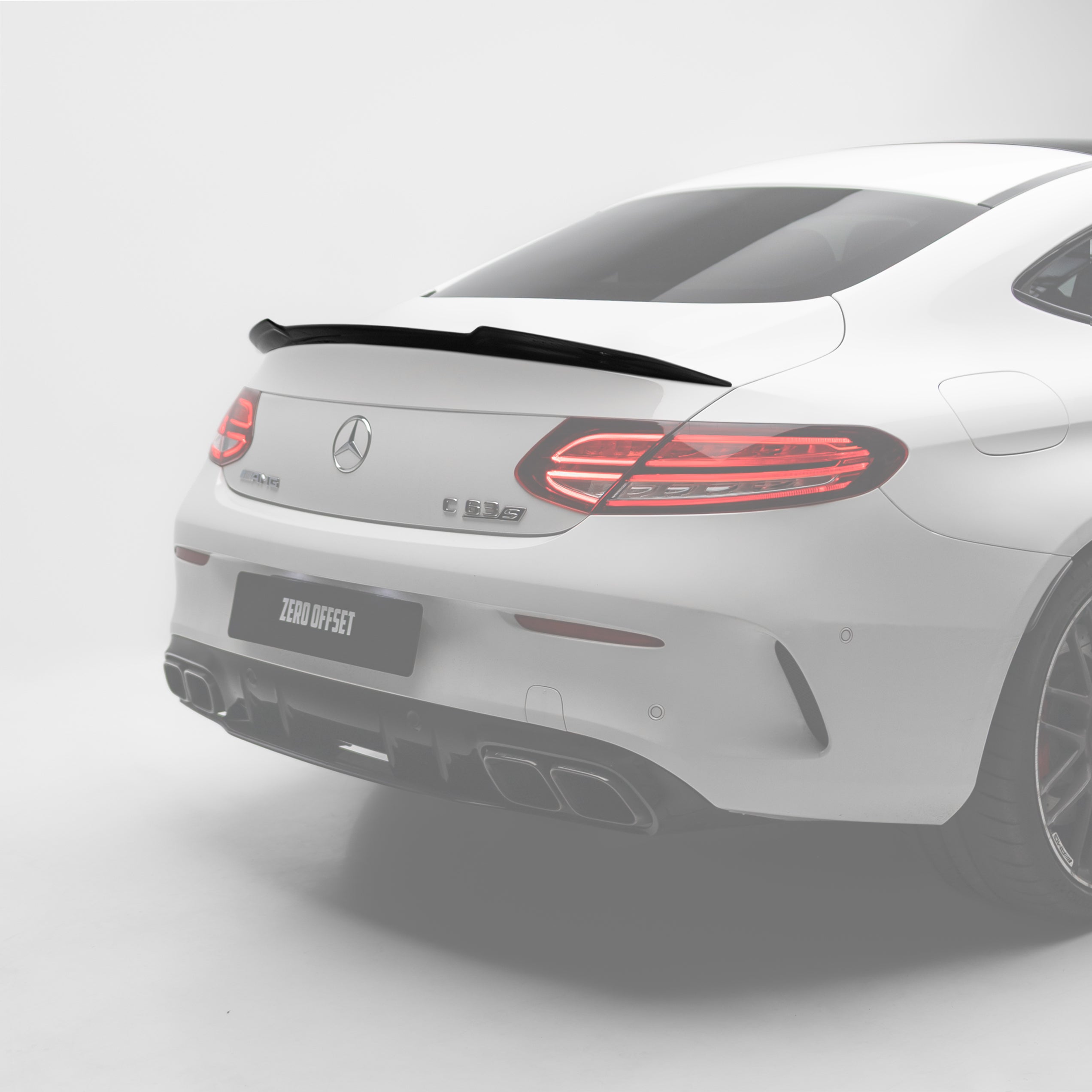 X-Style Pre Pregged Dry Carbon Fiber Spoiler for Mercedes-Benz C Class C205 Coupe