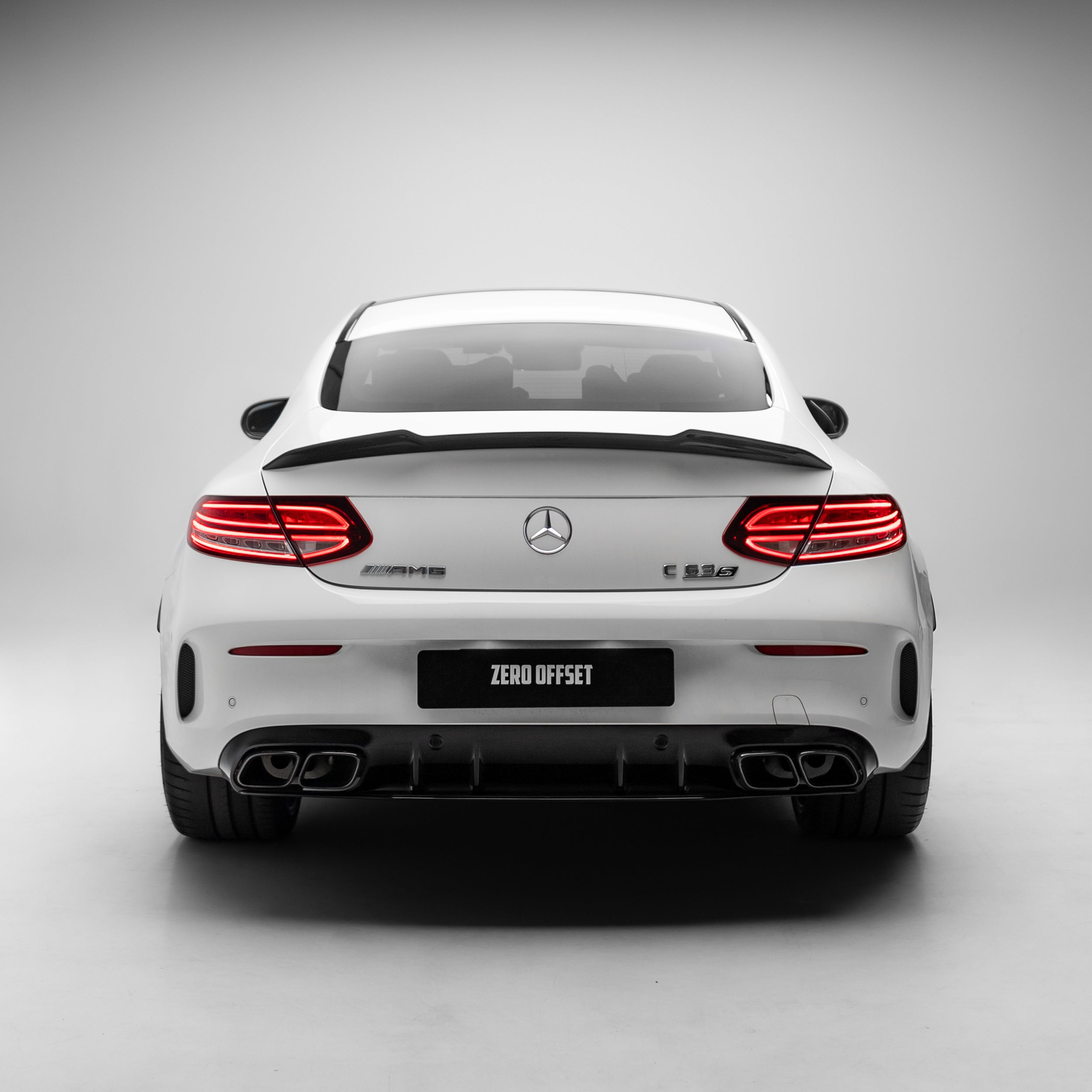 X-Style Pre Pregged Dry Carbon Fiber Spoiler for Mercedes-Benz C Class C205 Coupe