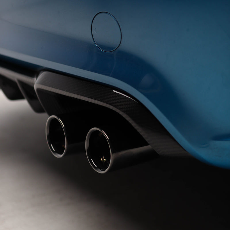 M Performance Style Carbon Fiber Rear Diffuser Pre-Pregged Dry Carbon Fiber for BMW M2 F87 16-21