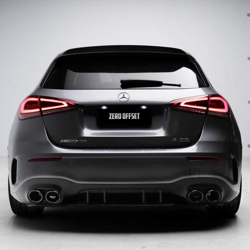 AMG Style Rear Diffuser & Exhaust Tips for Mercedes A Class W177 Hatchback 19+