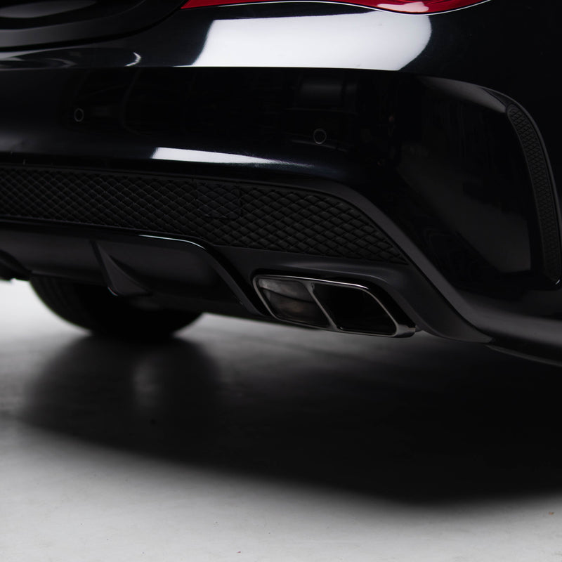 AMG Style Rear Diffuser & Exhaust Tips for Mercedes CLA Class C117 Coupe / X117 Wagon 14-16