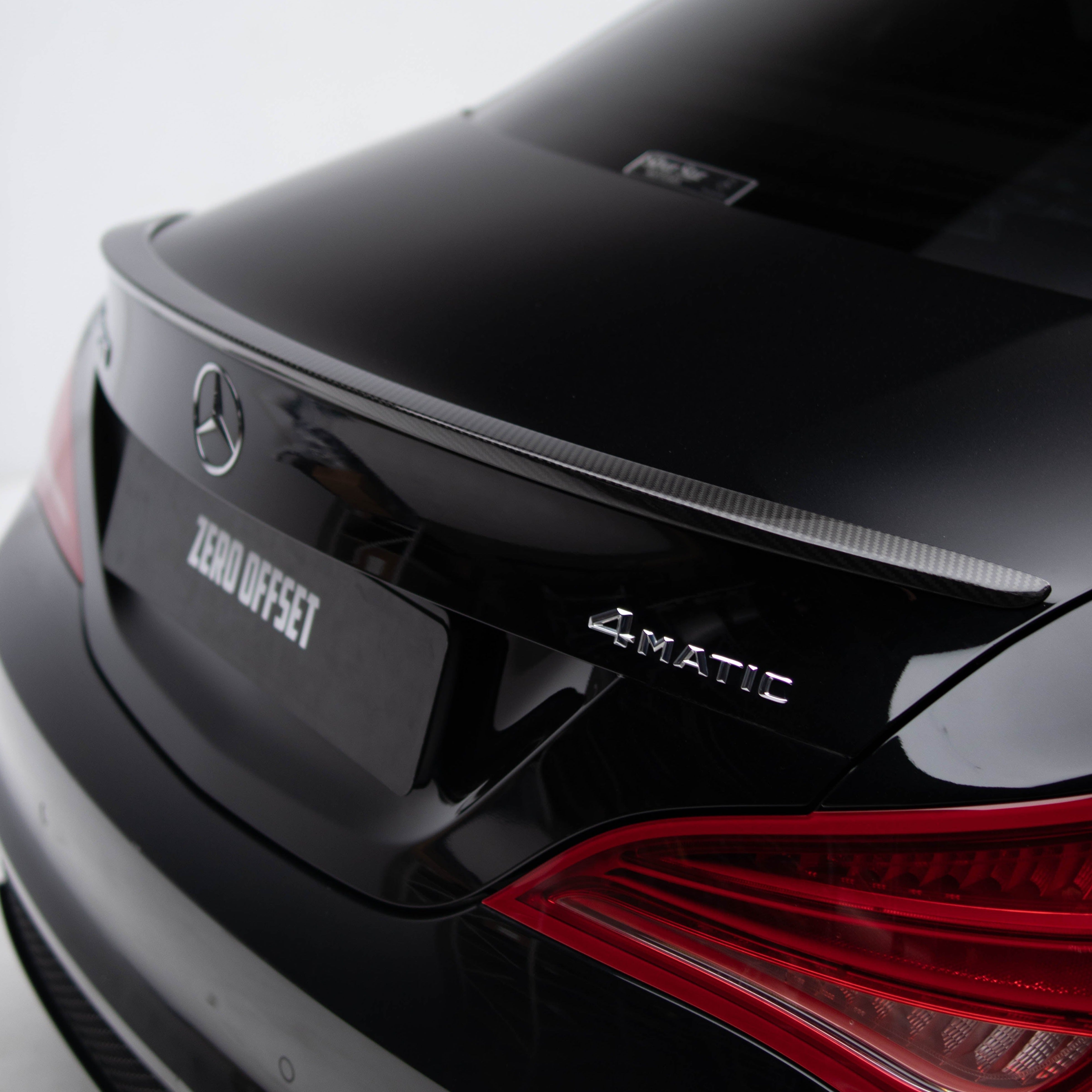 OEM-Style Pre Pregged Dry Carbon Fiber Spoiler for Mercedes-Benz CLA C117 Coupe 2013-2019