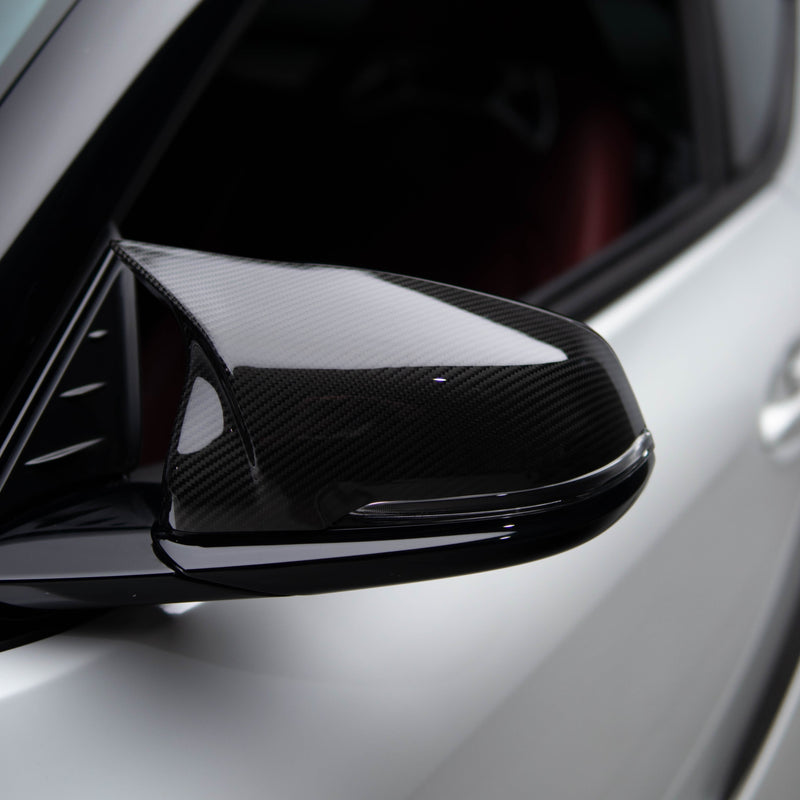 M Performance Style Pre Pregged Dry Carbon Fiber Mirror Caps for BMW 1/2 Series X1/X2/Z4 F39 F40 F44 F48 G29 & Toyota Supra A90
