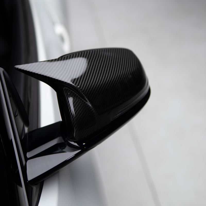 M Performance Style Pre Pregged Dry Carbon Fiber Mirror Caps for BMW 1/2 Series X1/X2/Z4 F39 F40 F44 F48 G29 & Toyota Supra A90