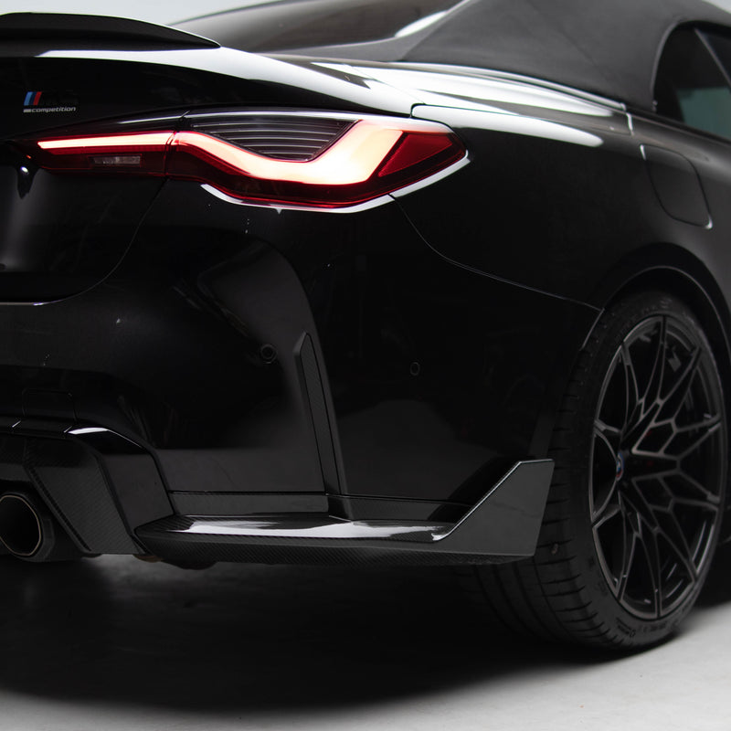 M Performance Style Pre Pregged Dry Carbon Rear Winglets for BMW M4 G82 G83 20+