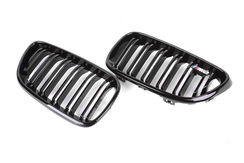 M Performance Gloss Black Grill (Dual Slat) For BMW 2 Series F22 F23 / M2 F87 Non Comp 14-20