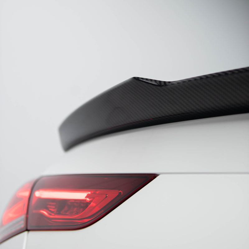 FD Style Pre Pregged Dry Carbon Fiber Spoiler for Mercedes CLA C118 Coupe 20+