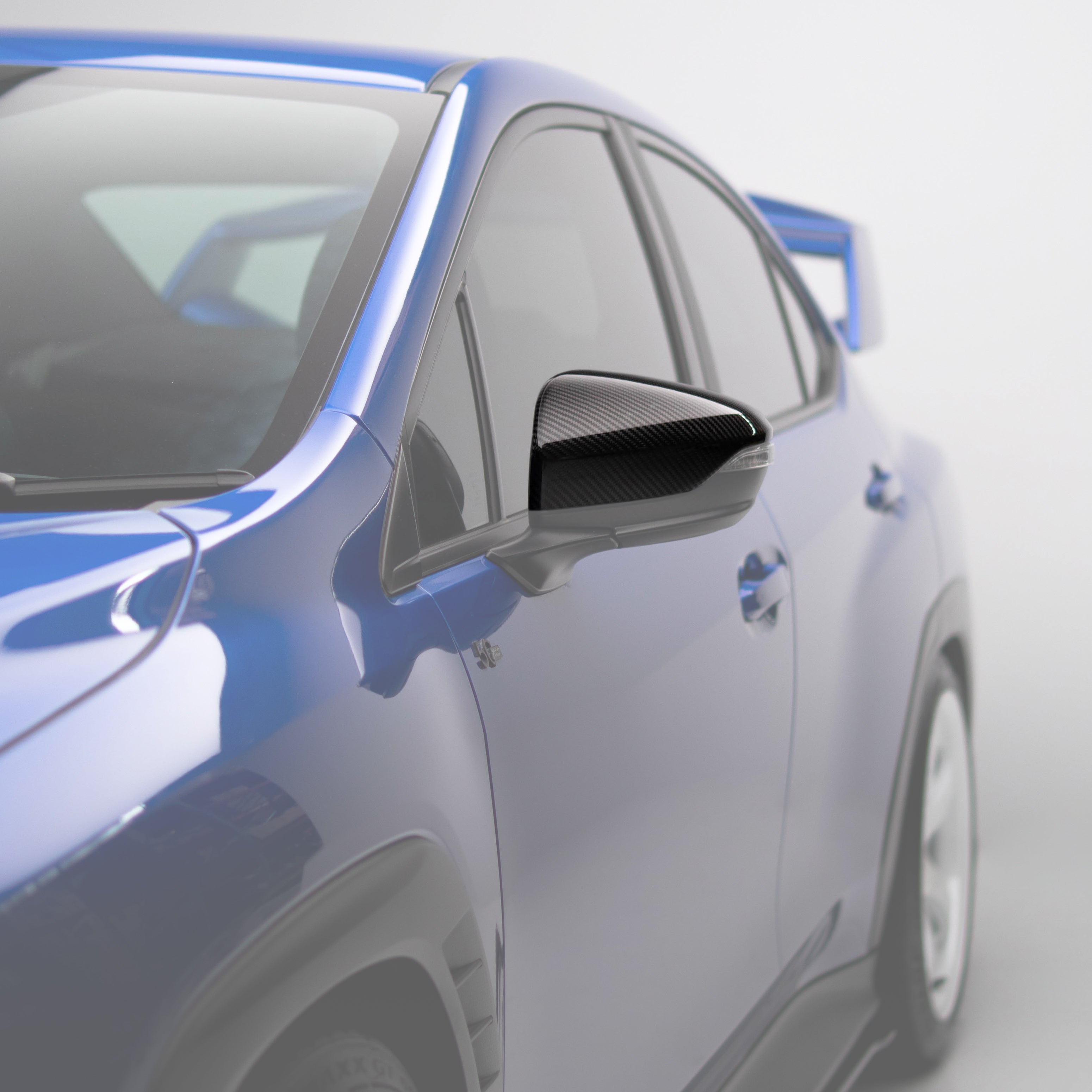 Dry Carbon Mirror Caps for Subaru WRX VB Sedan / VN Sportswagon 2022+