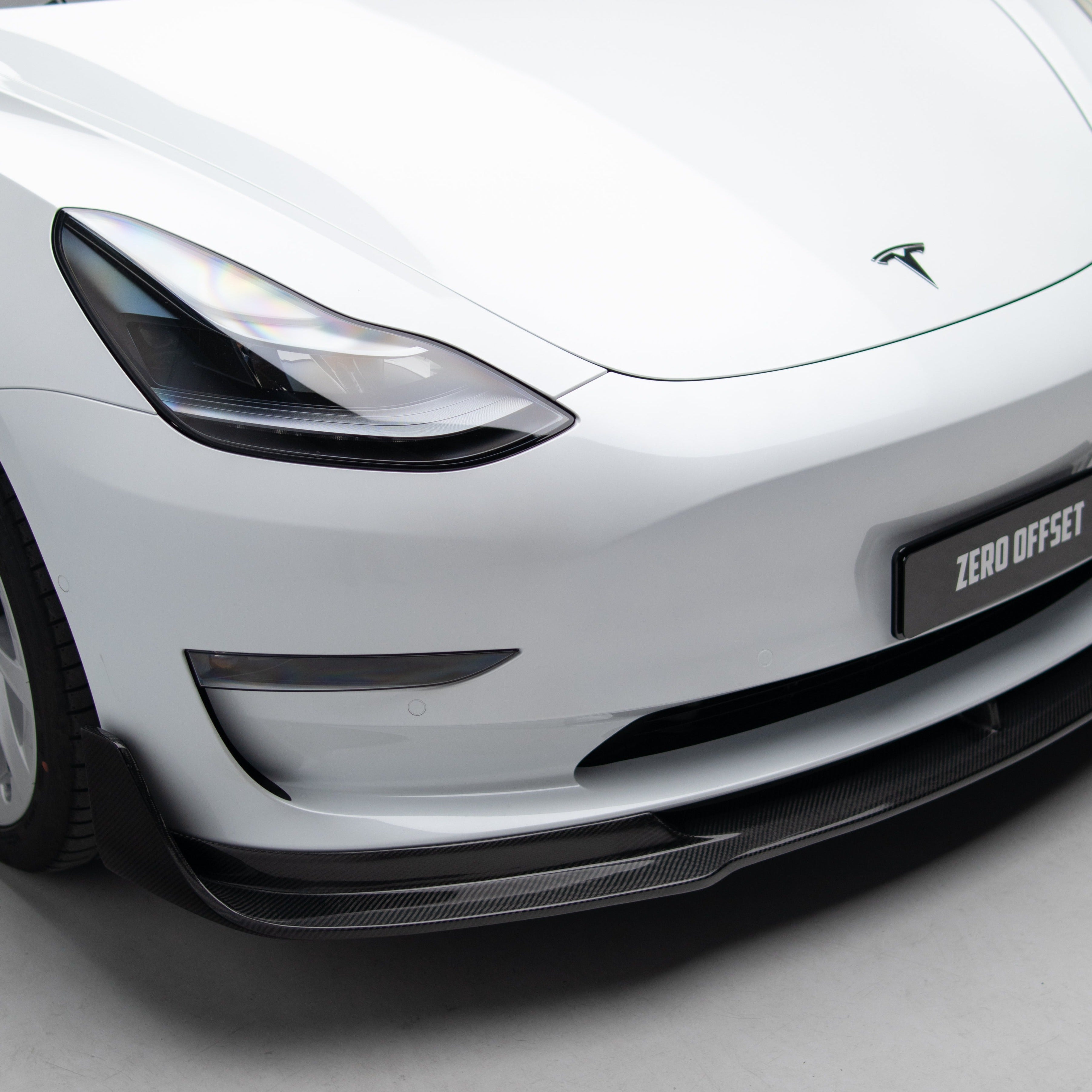 Vorsteiner Style Front Lip (Carbon Fibre) for Tesla Model 3 19-23