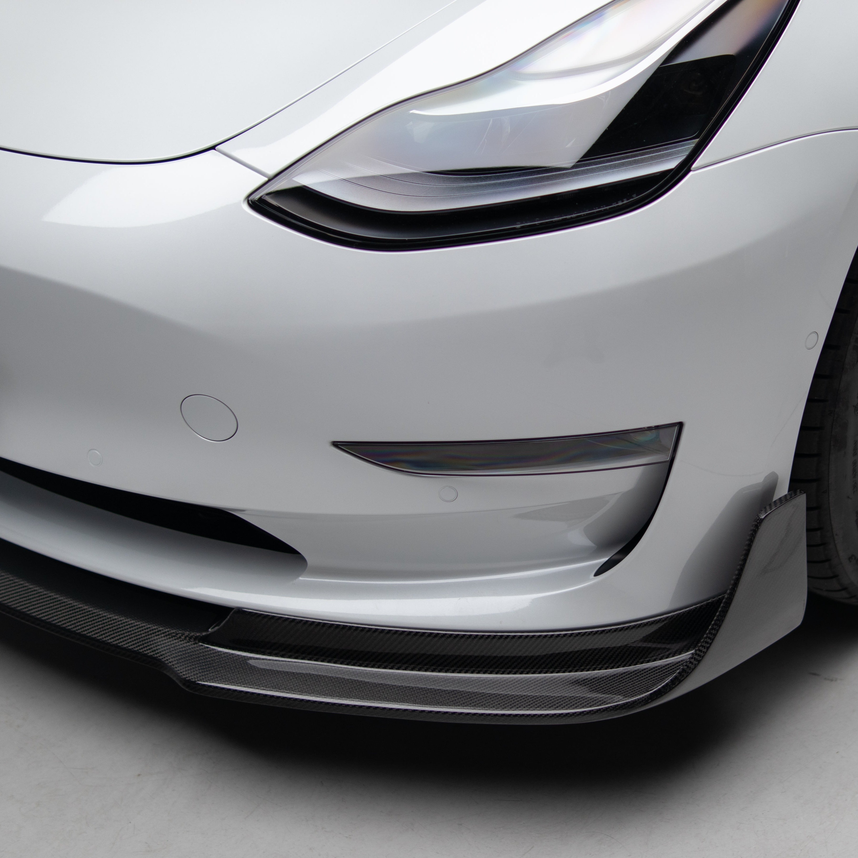 Vorsteiner Style Front Lip (Carbon Fibre) for Tesla Model 3 19-23
