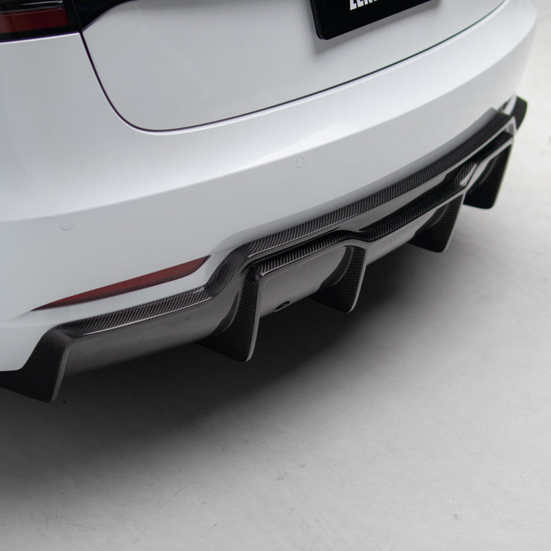 Vorsteiner Style Rear Diffuser (Carbon Fibre) for Tesla Model 3 19+
