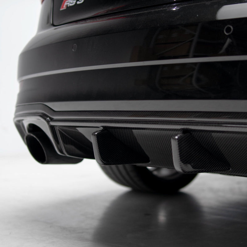 ZO Exclusive Rear Diffuser for Audi S3/RS3 17-21 (8V) [SEDAN] (Carbon Fibre)