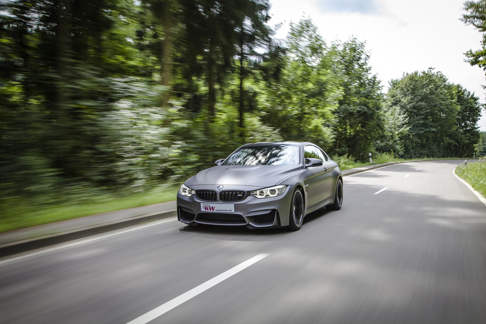 KW V3 Inox Coilover Kit for BMW M3 F80 / M4 F82 (With Adaptive M Suspension, incl. EDC Deactivation)