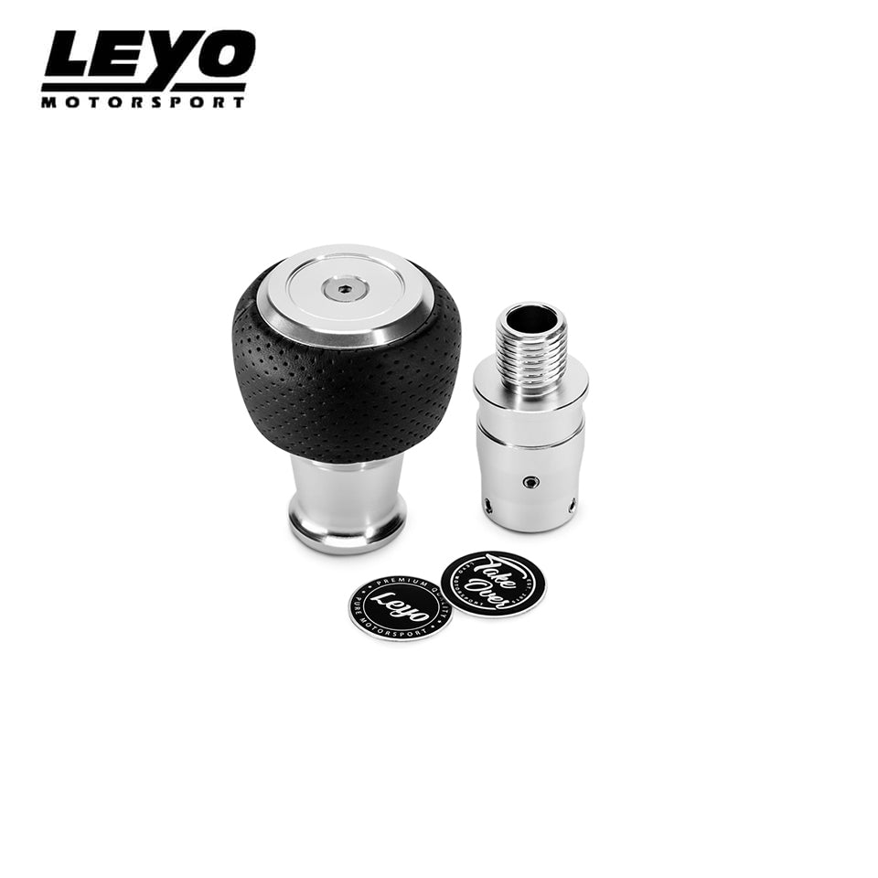 Nappa Manual Shift Knob Silver - Volkswagen