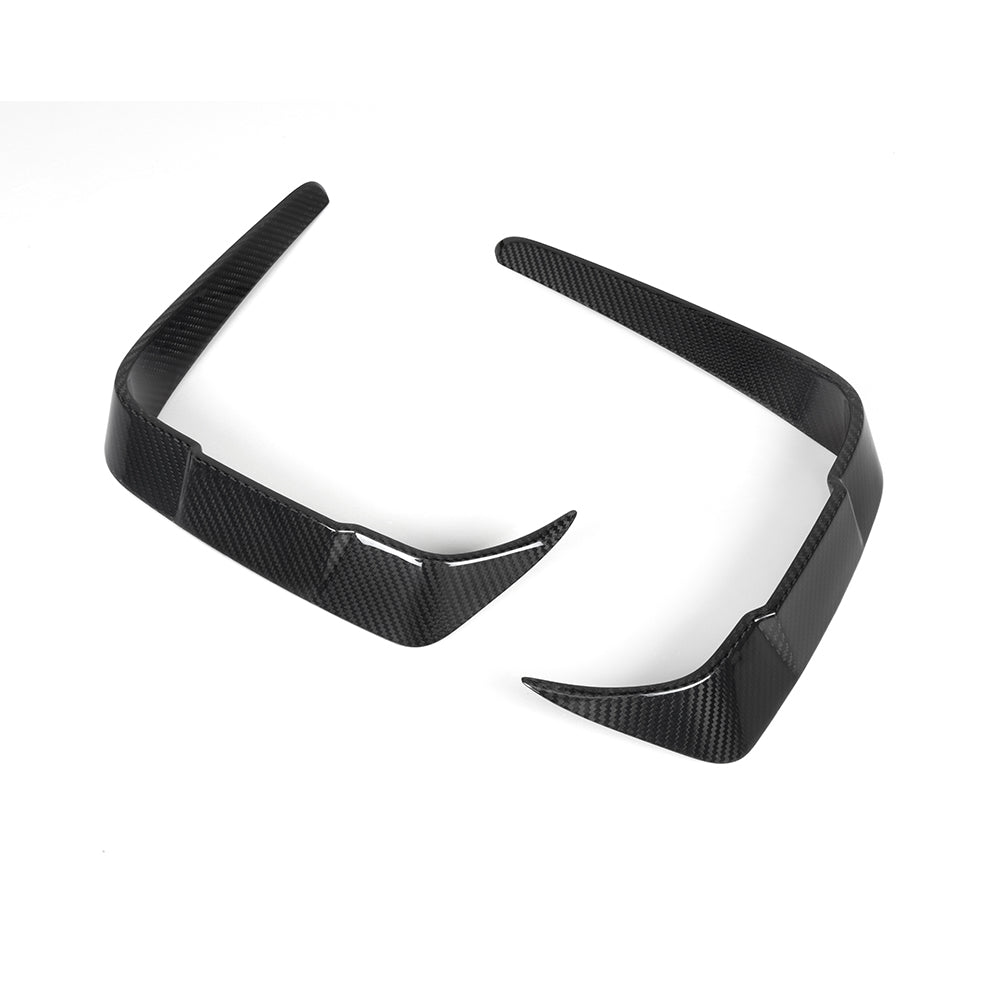 Sooqoo Pre Pregged Dry Carbon Fiber Front Side Vent Trim for BMW M2 F87 LCI