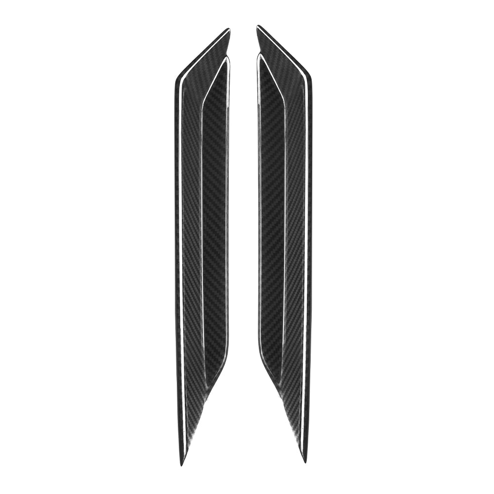 Sooqoo Pre Pregged Dry Carbon Fiber Reflective Strips Cover Trim for BMW M5 G90 2024+
