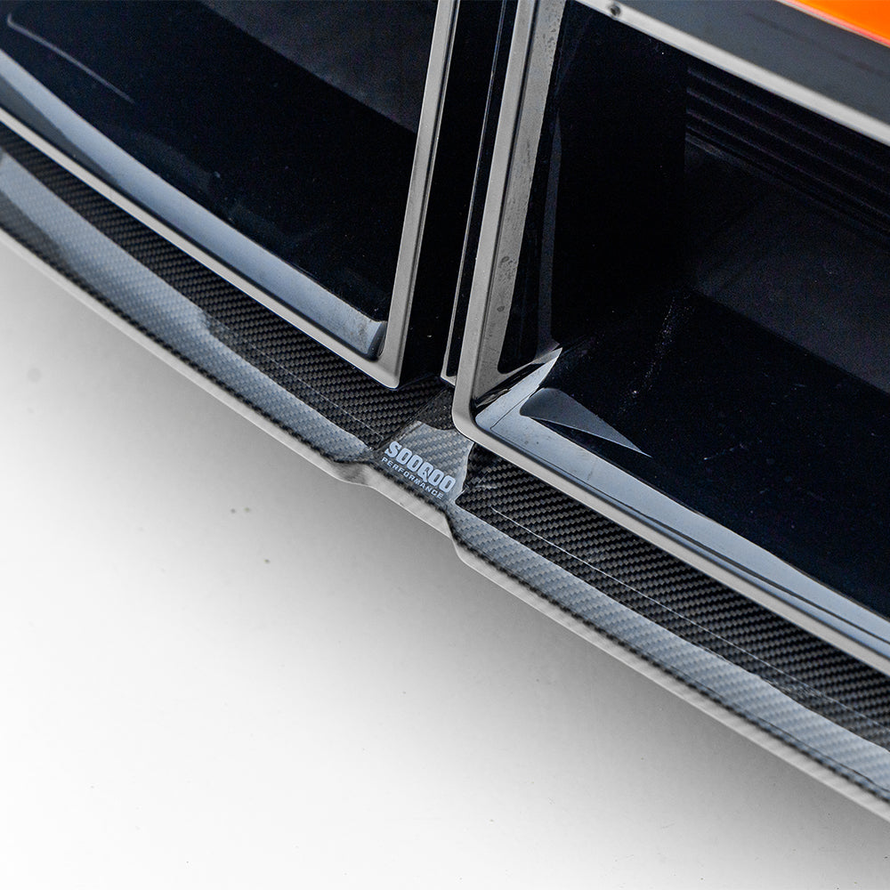 Sooqoo Pre Pregged Dry Carbon Fiber Front Lip for BMW M5 G90