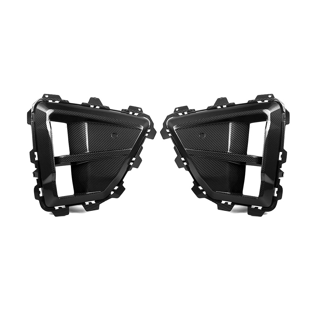 Sooqoo Pre Pregged Dry Carbon Fiber Front Duct for BMW X5M F95 LCI