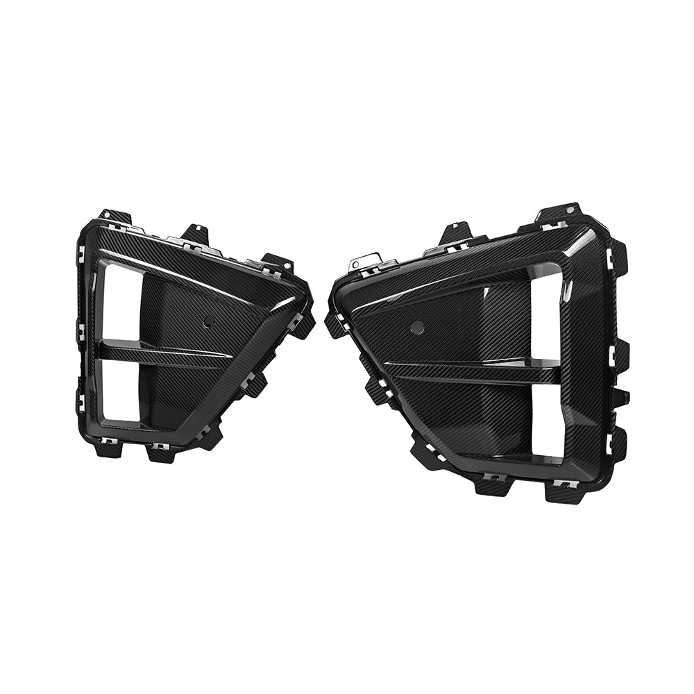 Sooqoo Pre Pregged Dry Carbon Fiber Front Duct for BMW X5M F95 LCI