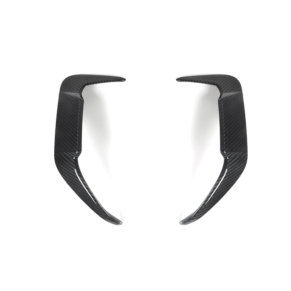 Sooqoo Pre Pregged Dry Carbon Fiber Rear Vent Trim for BMW X5M F95 LCI